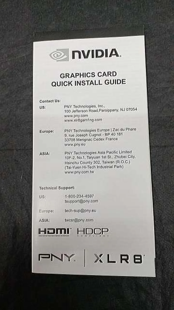 Carte graphique PNY : GEFORCE RTX 4060 8 Go VERTO