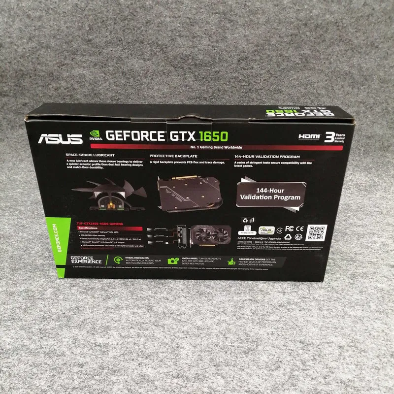 Carte graphique ASUS : TUF-GTX1650-O4GD6-GAMING