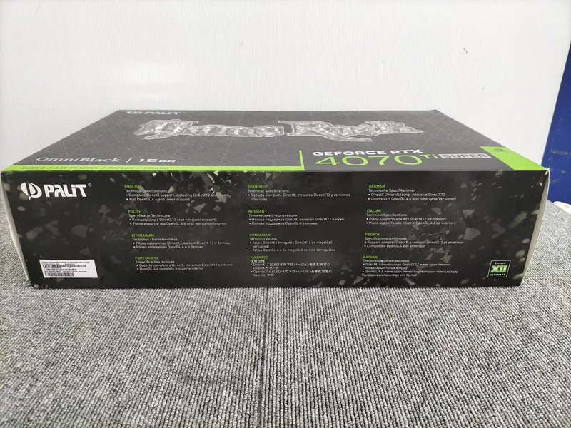PALIT Graphics Board: Palit GeForce RTX4070 TiSUPER Graphics