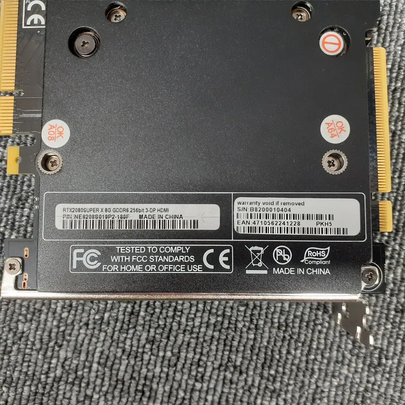 PALIT G Graphics Card RTX2080 SUPER X 8G GDDR6
