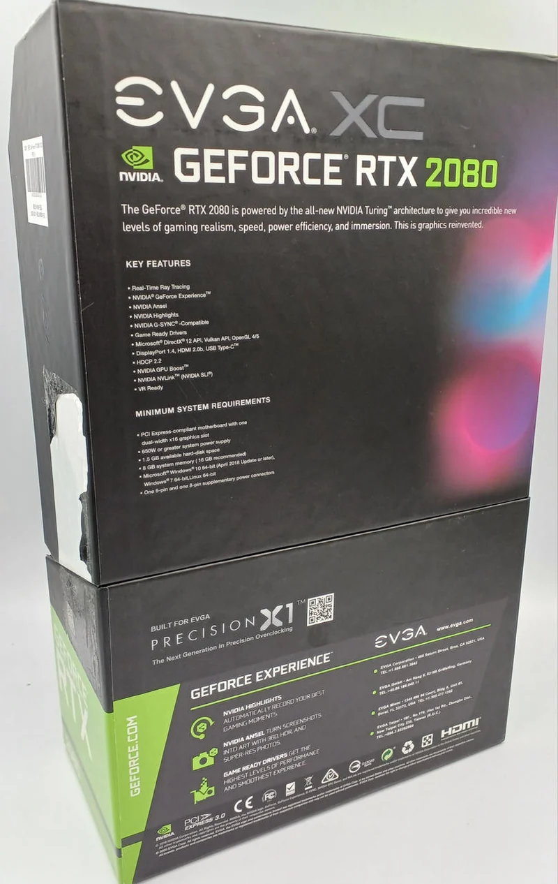 Carte graphique EVGA RTX 2080 8 Go