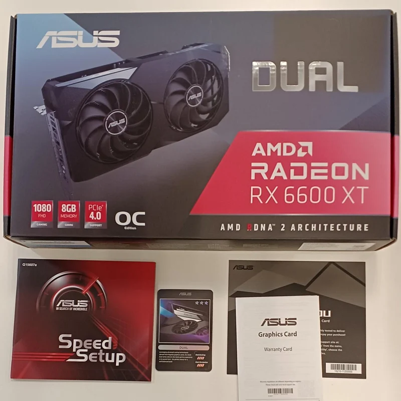 Carte graphique ASUS : RX6600XT-O8G