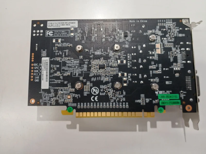 Carte graphique Xianren Zhizhi : GEFORCE GTX1050-2GB/OC/SF