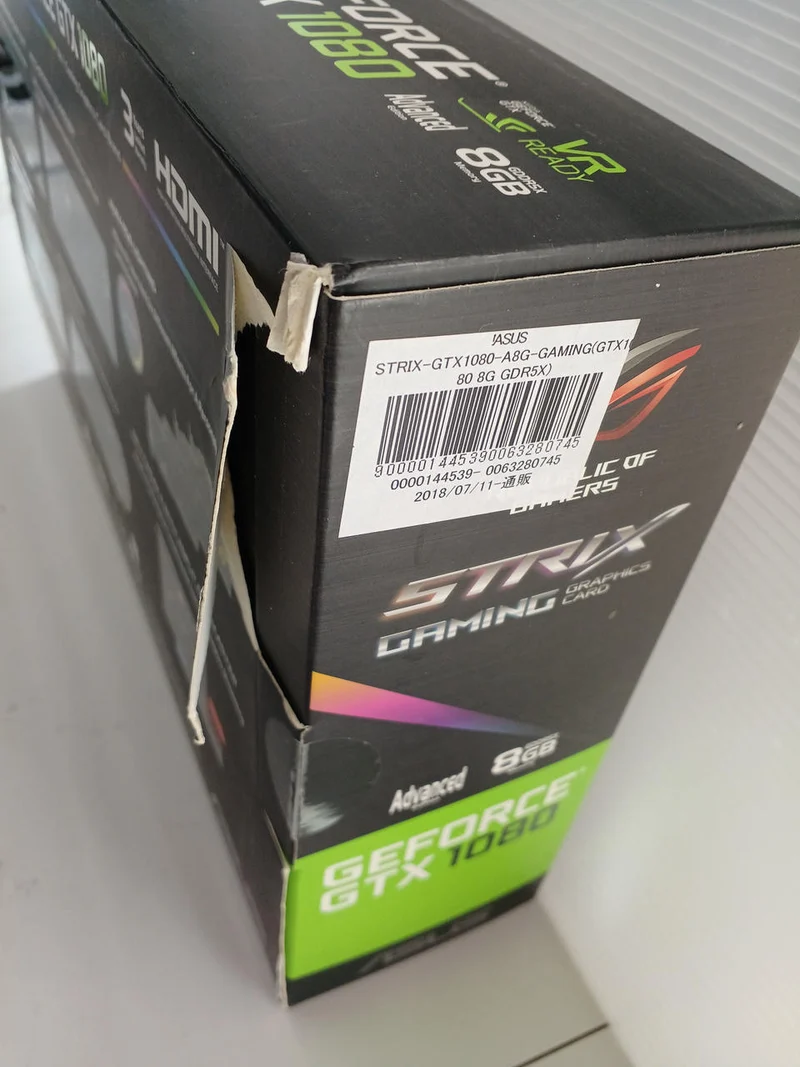 Carte graphique ROG : STRIX-GTX1080-A8G