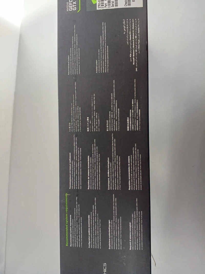 Carte graphique ROG : STRIX-GTX1080-A8G