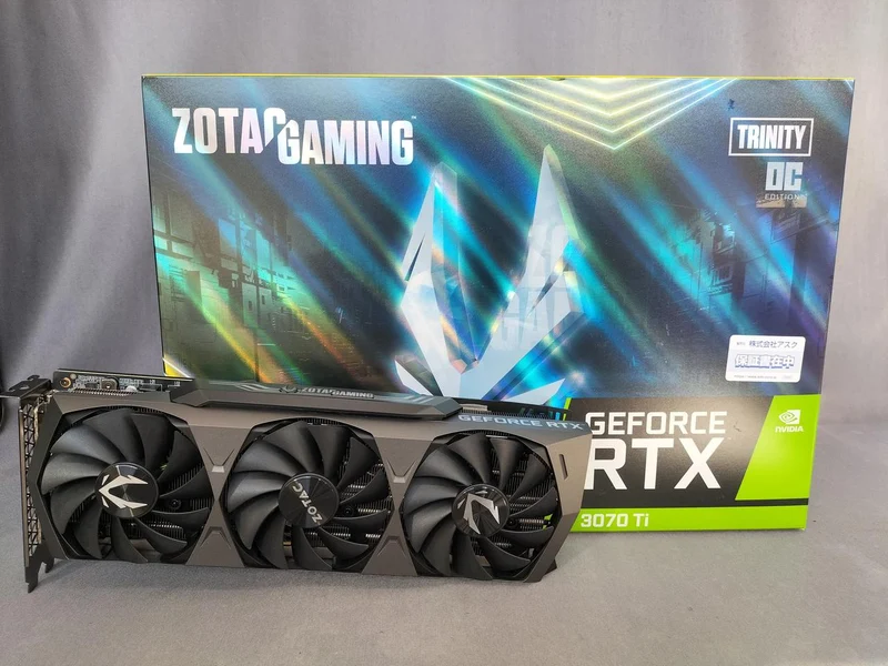 Carte graphique ZOTAC GAMEING : GEFORCE RTX 3070TI TRINITY