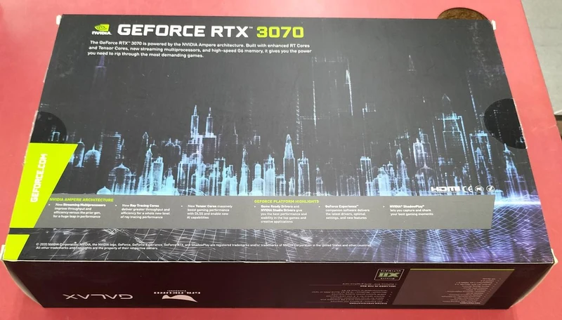 Carte graphique Xianren Zhizhi GG-RTX3070-E8GB/OC/DF2