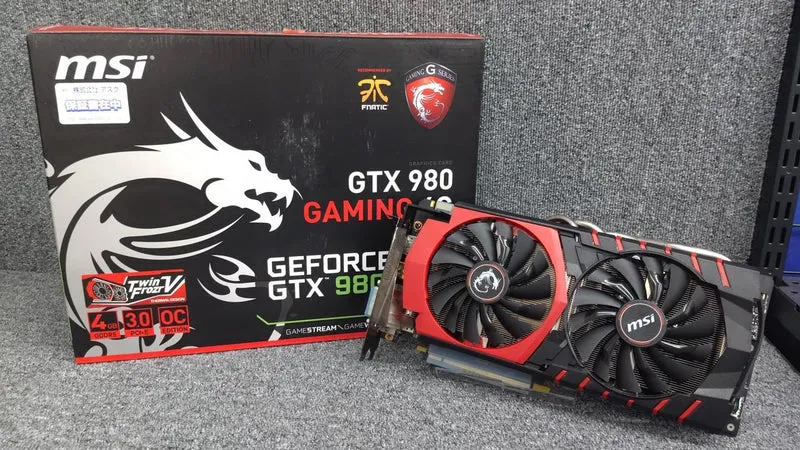 MSI Graphics Card: GTX980 GAMING 4G