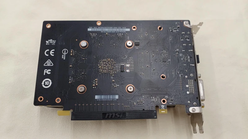 MSI Graphics Card: GEFORCE GTX1650AERO ITX 4G