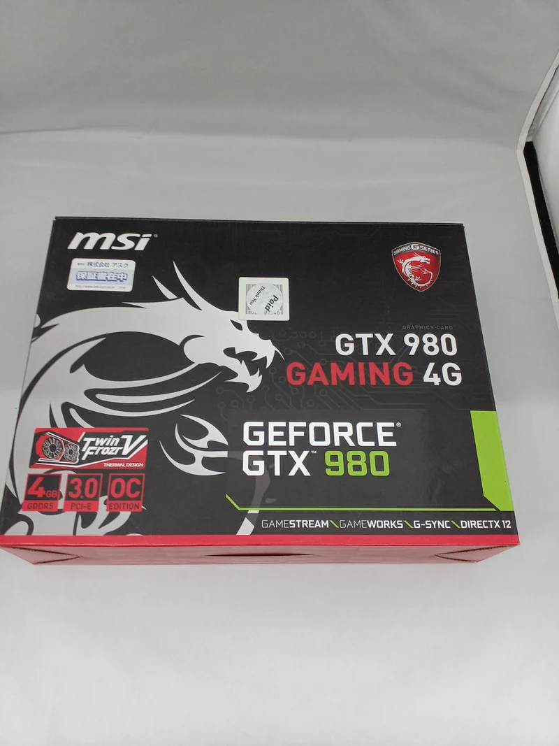 Carte graphique MSI NVIDIA PCI-EXPRESS GTX980 GAMING 4G