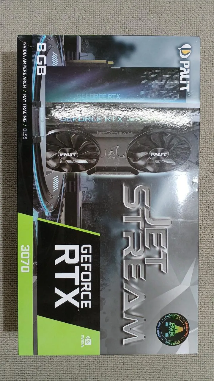 Carte graphique PALIT RTX3070JETSTREAM 8 Go GDDR6