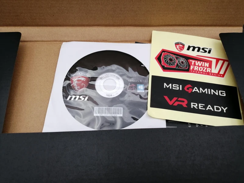 MSI Graphics Board: GTX 1070 GAMINGX8G