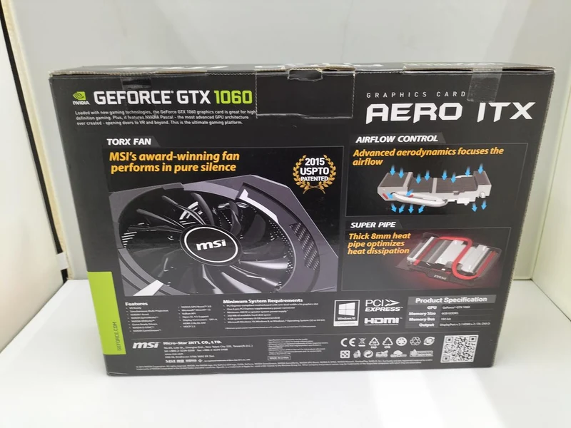 MSI G Card GTX1060 AERO ITX 6G OC