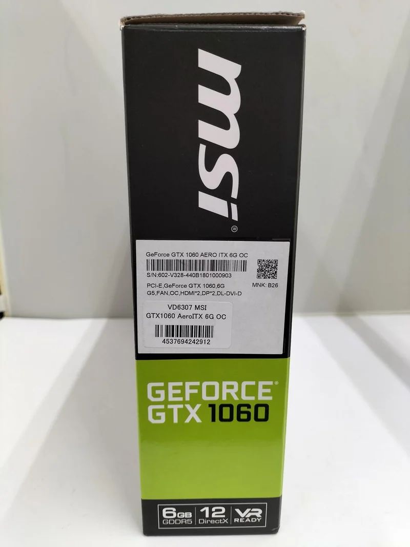 MSI G Card GTX1060 AERO ITX 6G OC