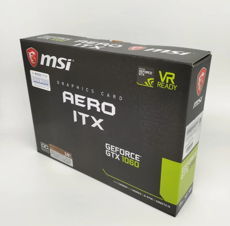 MSI Graphics Card GTX1060 AERO ITX 6GB