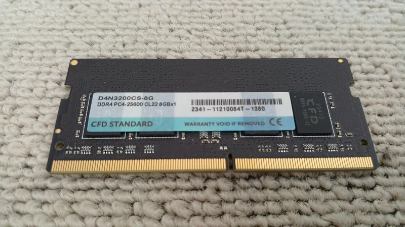 CFD Laptop PC Memory DDR4 PC4-25600 CL22 8GB×1