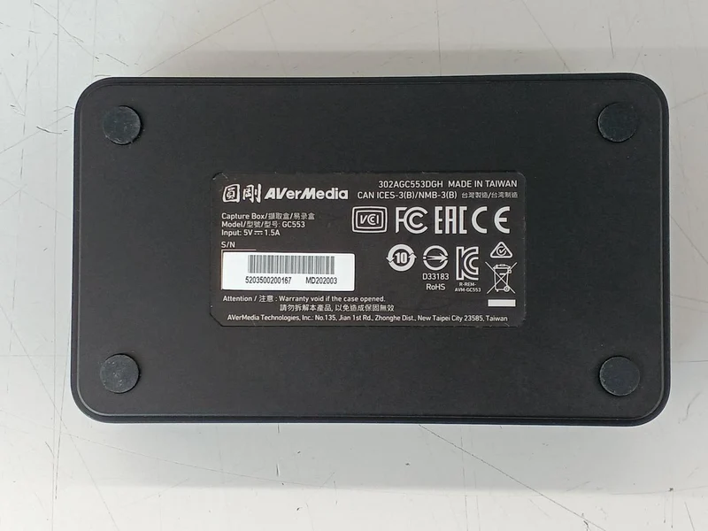 Carte d'acquisition vidéo AVerMedia GC553