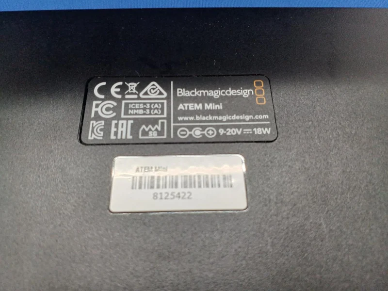 BLACKMAGICDESIGN Video and Audio Switcher ATEM MINI