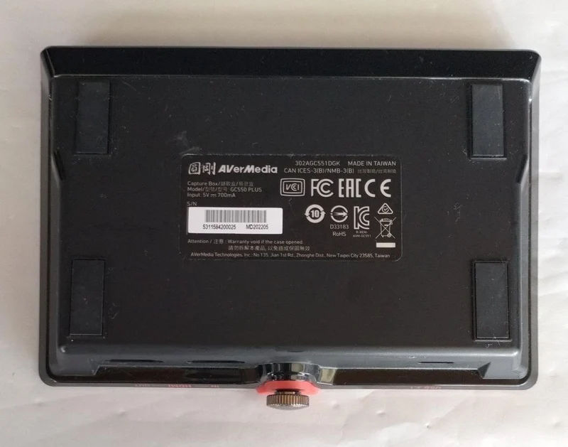 [JUNK] AVERMEDIA Capture Device GC550 PULUS