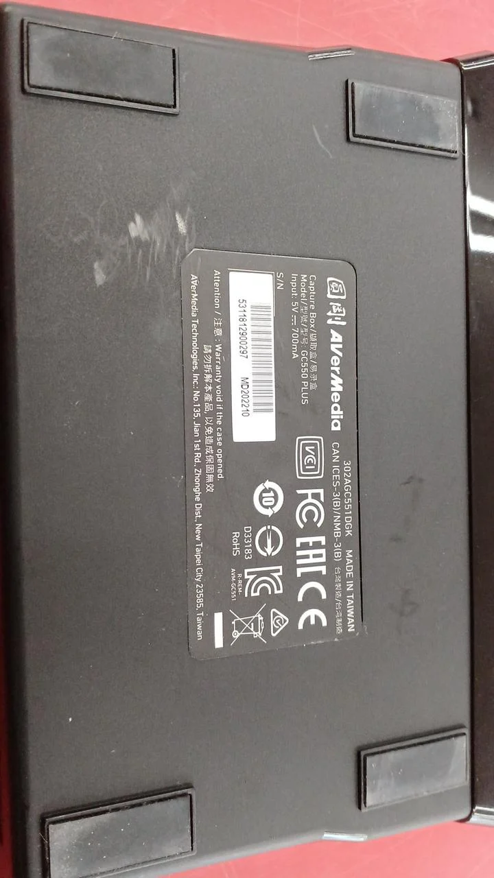 Carte d'acquisition vidéo AVerMedia LGX2/GC550PLUS