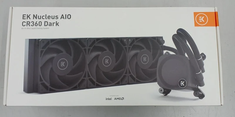 EK WATER BLOCKS Water-Cooled CPU Cooler EK-NUCLEUS AIO CR360 DARK