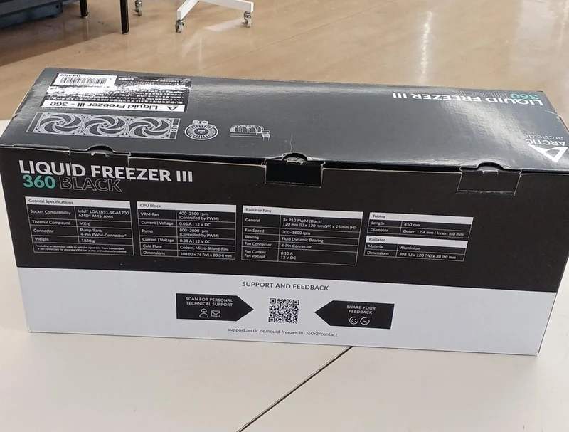 ARCTIC Integrated Water Cooler ACFRE00136A