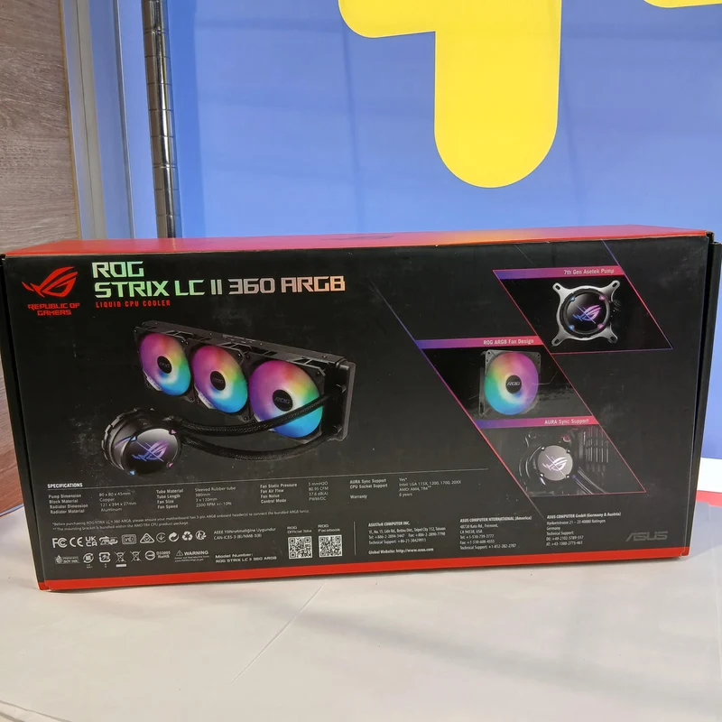 [JUNK] RDG CPU cooler ROG STRIX LCII. 360 ARGB
