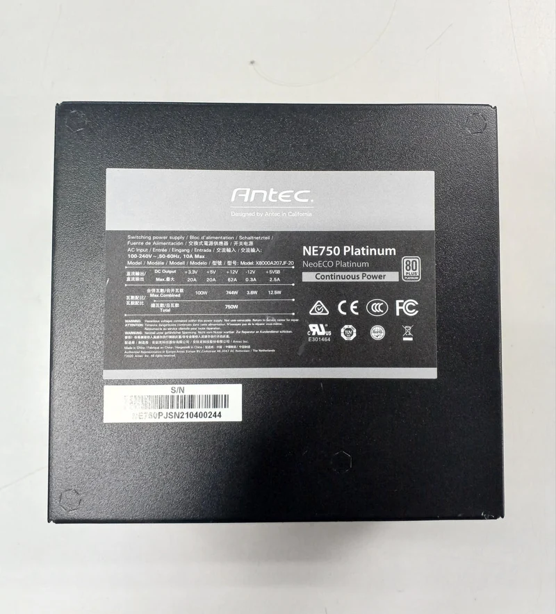 Alimentation PC ANTEC NE750 PLATINUM