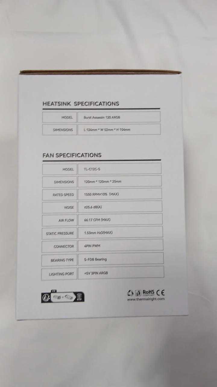 THERMALRIGHT CPU cooler BURST ASSASSIN 120 ARGB