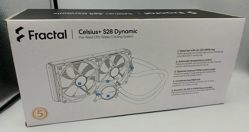 FRACTAL Water-Cooled CPU Cooler CELSIUS+ S28 DYNAMIC