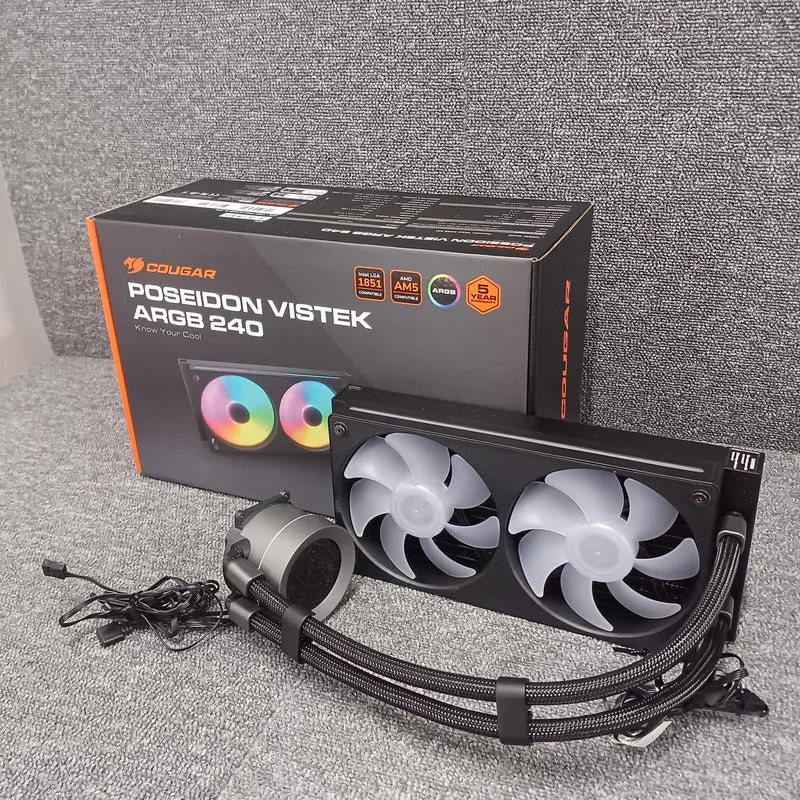 COUGAR Simple Water-Cooled CPU Cooler CGR-PSDVARGB-B-240
