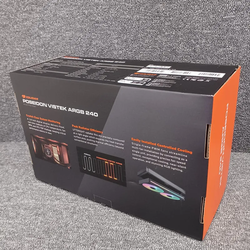 COUGAR Simple Water-Cooled CPU Cooler CGR-PSDVARGB-B-240