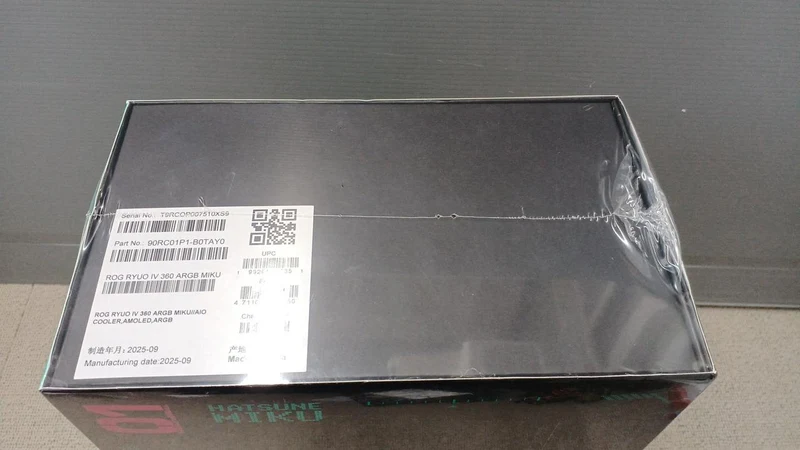 Refroidisseur de processeur liquide ASUS ROG RYUO IV. 360ARGB HATSUNE MIKU