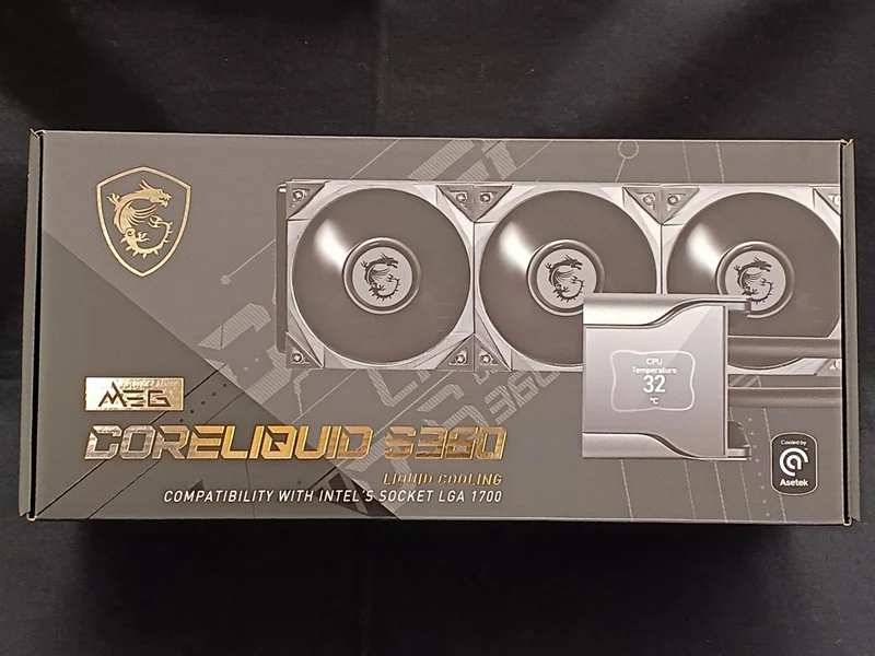 MSI Simple Water Cooling Cooler MEG CORELIQUID S360
