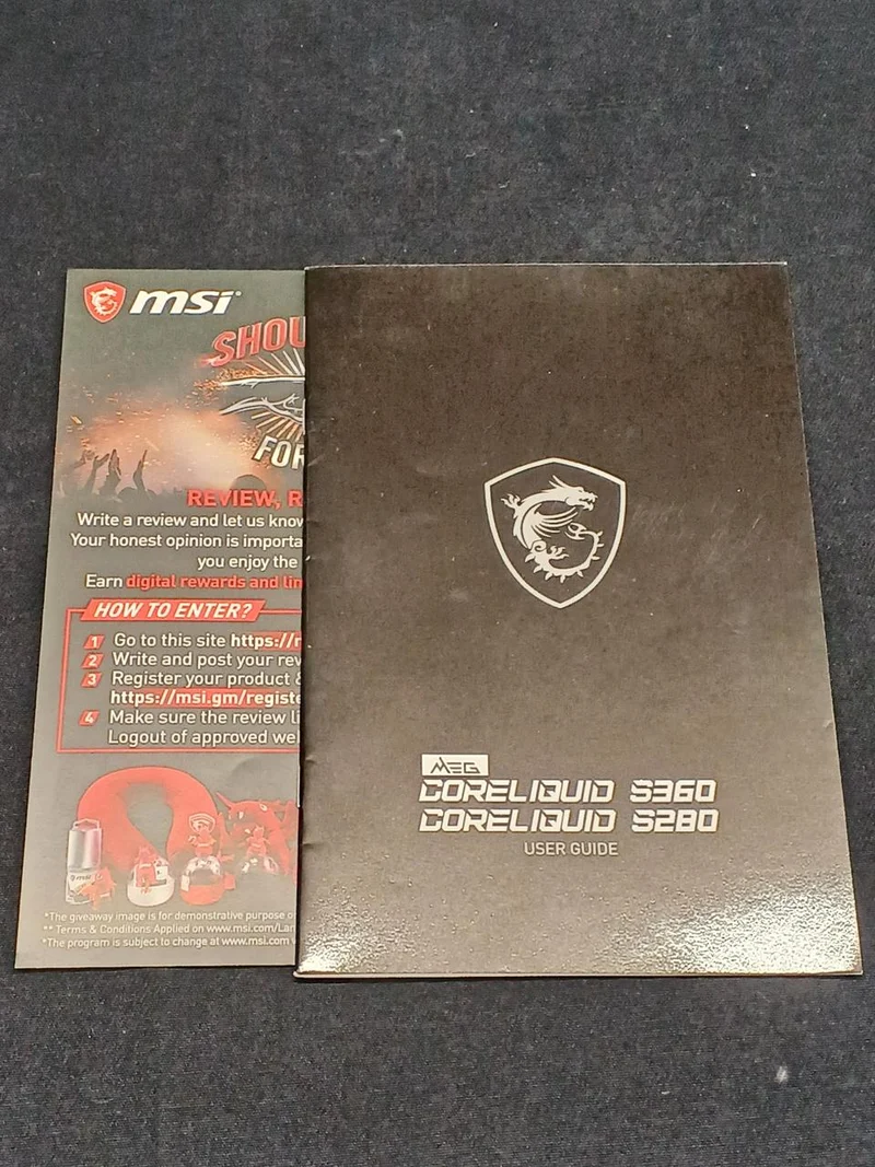 MSI Simple Water Cooling Cooler MEG CORELIQUID S360