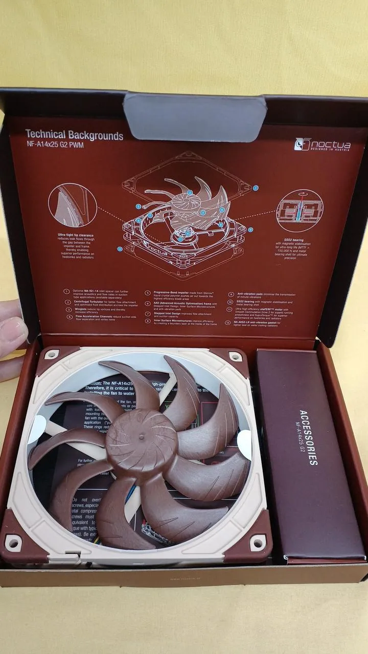 NOCTUA PC Case Fan NF-A14X25 G2 PWM