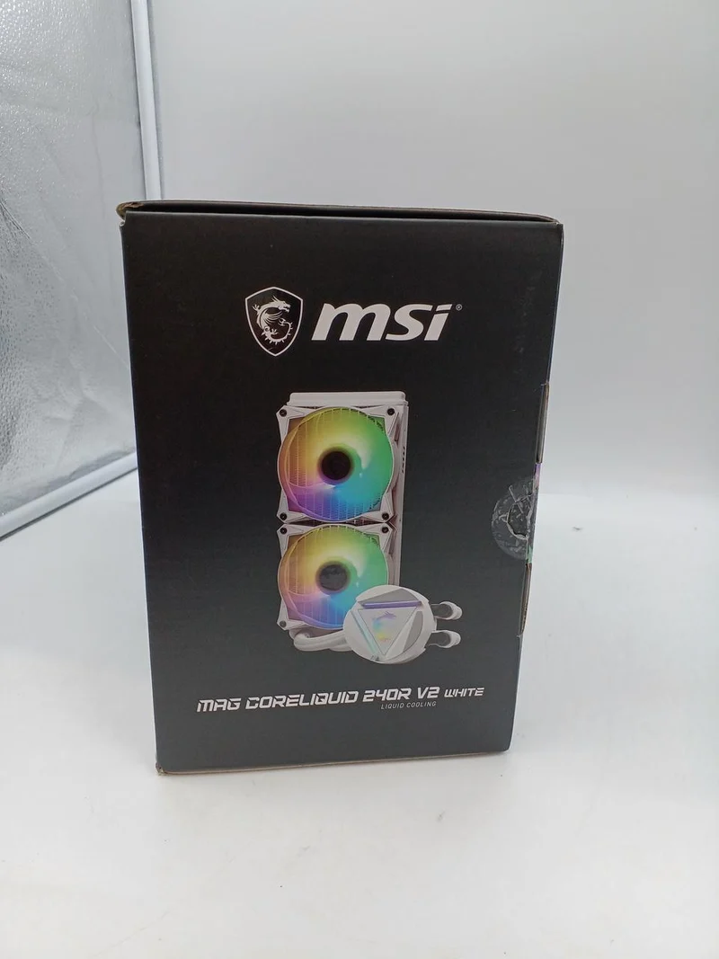 Refroidisseur de processeur MSI MAG CORELIQUID 240R V2 BLANC