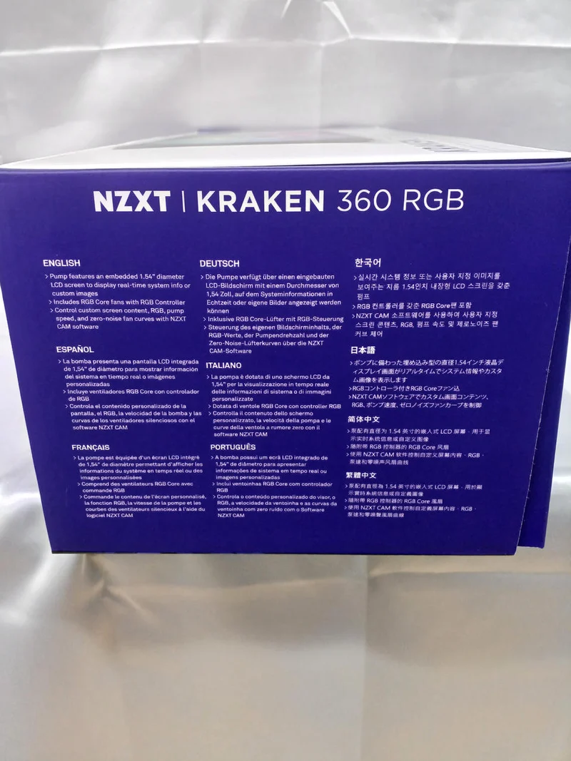 Refroidisseur de processeur à eau NZXT RL-KR360-B1
