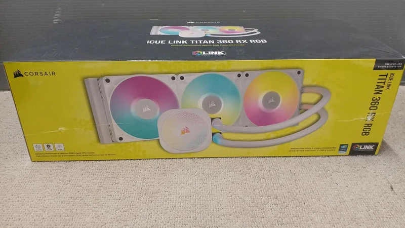 Refroidisseur de processeur CORSAIR iCUE LINK TITAN360 RX RGB