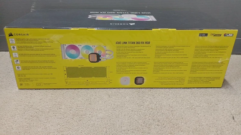 Refroidisseur de processeur CORSAIR iCUE LINK TITAN360 RX RGB
