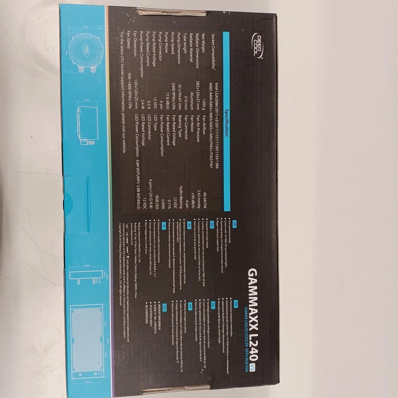Refroidisseur de processeur DEEPCOOL GAMMAXX L240 V2