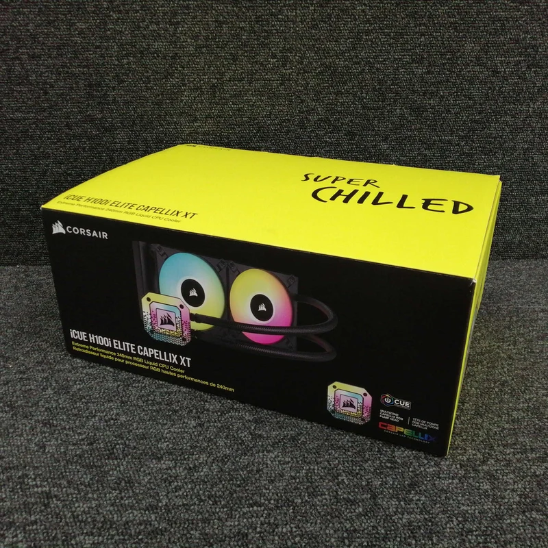 CORSAIR Simple Water-Cooled CPU Cooler ICUE H100I ELITE CAPELLIX XT