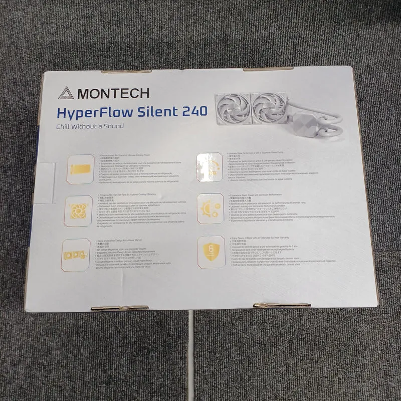 MONTEC Simple Water Cooler HYPER FLOW SILENT 240