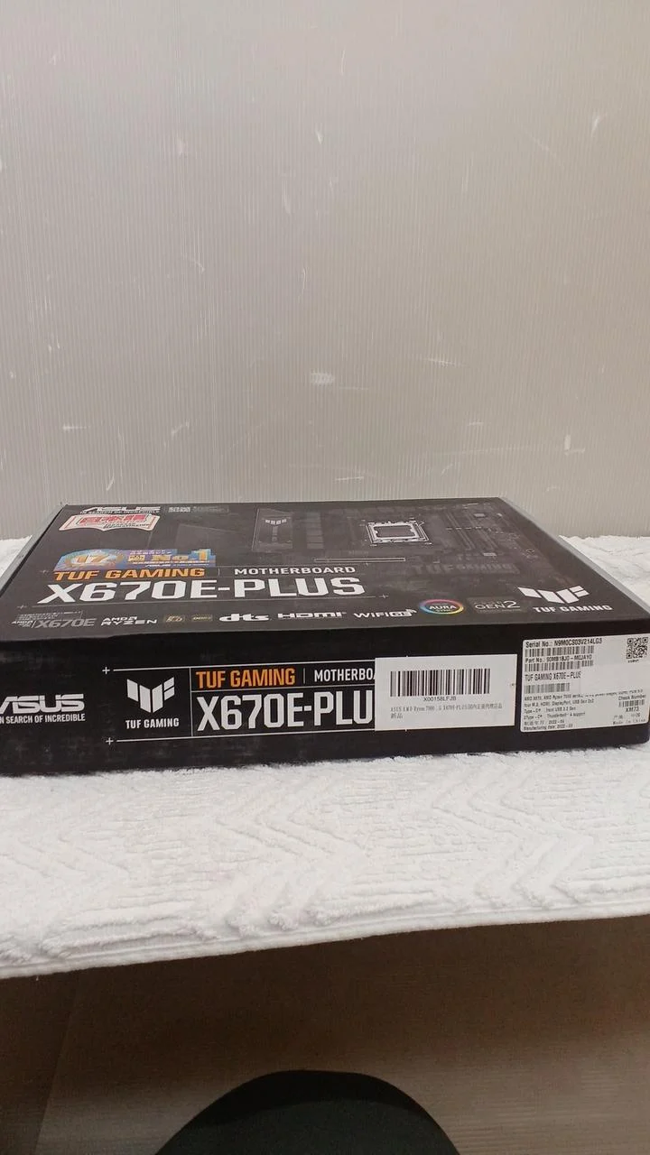 ASUS Motherboard: TUF GAMING X670E-PLUS