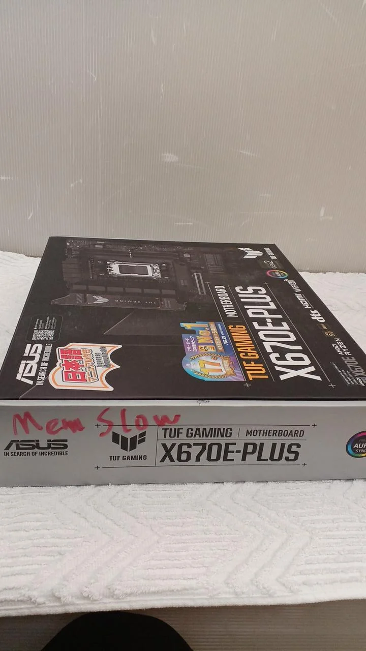 ASUS Motherboard: TUF GAMING X670E-PLUS