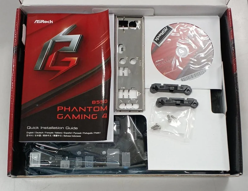ASROCK Motherboard: B550M PHANTOM GAMING 4