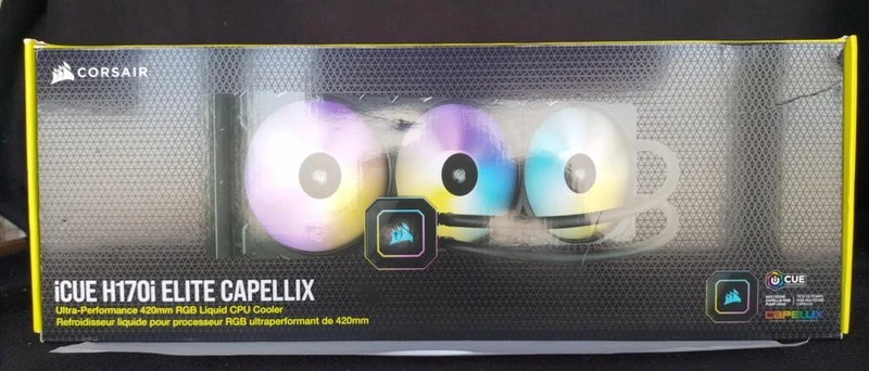 [À DÉCHETER] Refroidisseur liquide de refroidissement CORSAIR ICUE H170I ELITE CAPELLIX