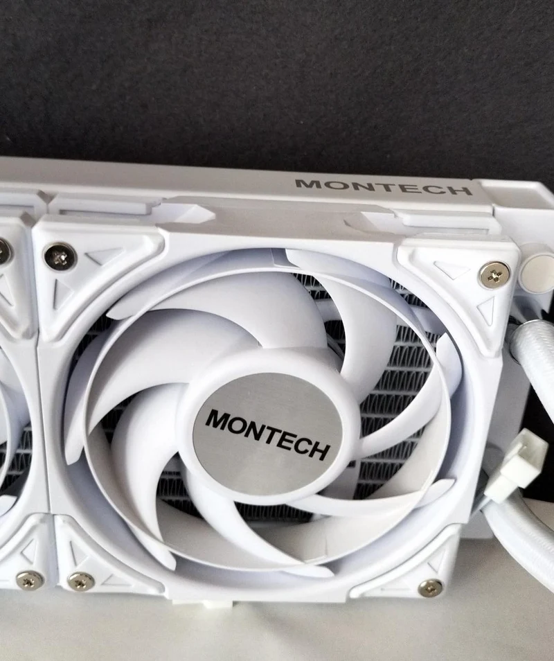 [À DÉCHETER] Refroidisseur de processeur MONTECH HYPERFLOW SILENT 240 BLANC