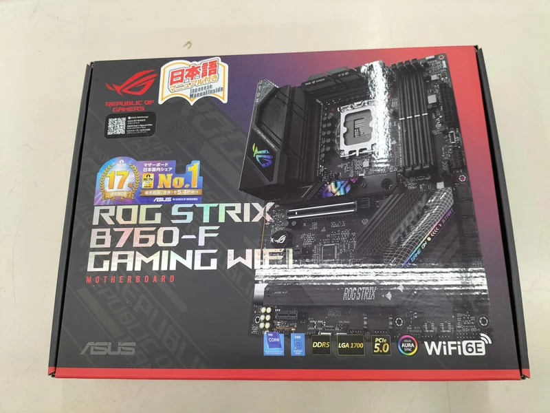 ASUS *Patin en caoutchouc manquant ×1 Carte mère ROG STRIX B760-F