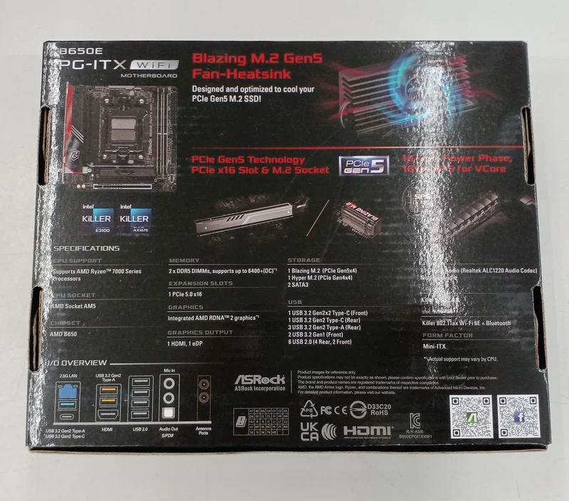 Carte mère ASROCK B650E PC-ITX Wi-Fi